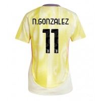 Juventus Nicolas Gonzalez #11 Replica Away Shirt Ladies 2024-25 Short Sleeve